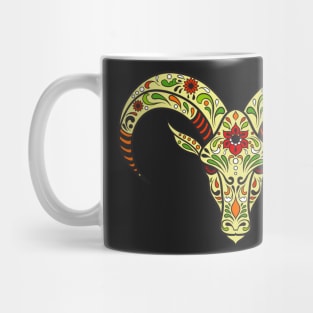 Calavera water buffalo Mug